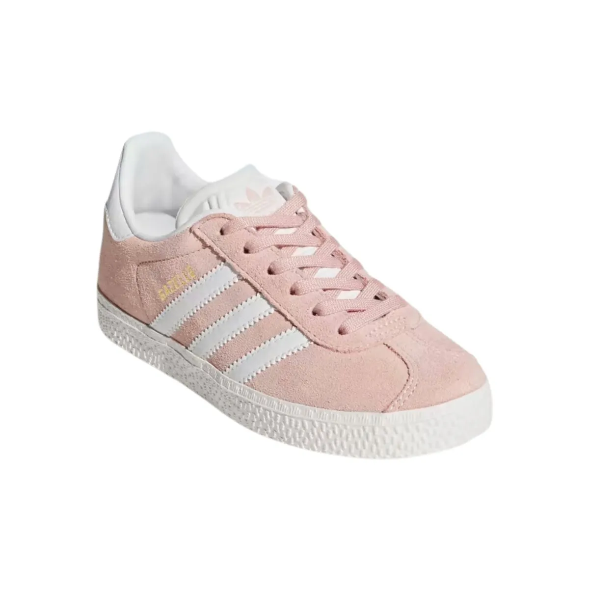 Adidas Girl's Gazelle Icey Pink/Cloud White/Gold Metallic