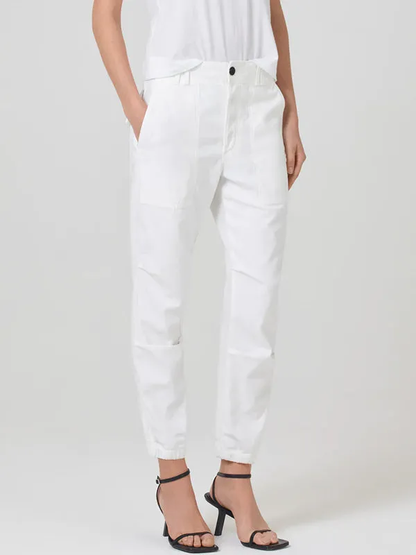 Agni Utility Trouser in Soft White