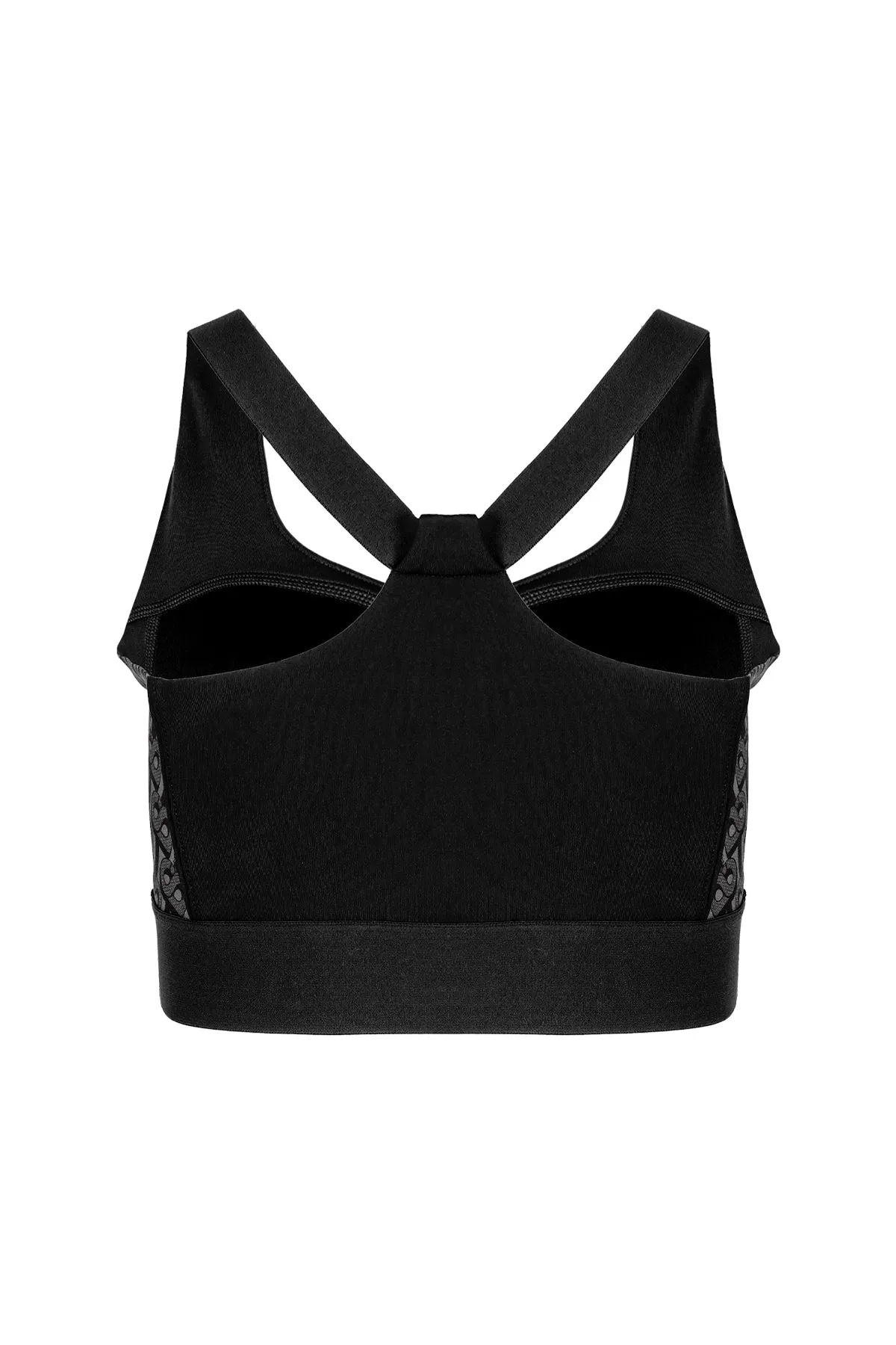 Athleisure Sport Bra - Black