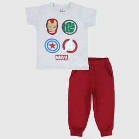 Avengers Short-Sleeved Pajama