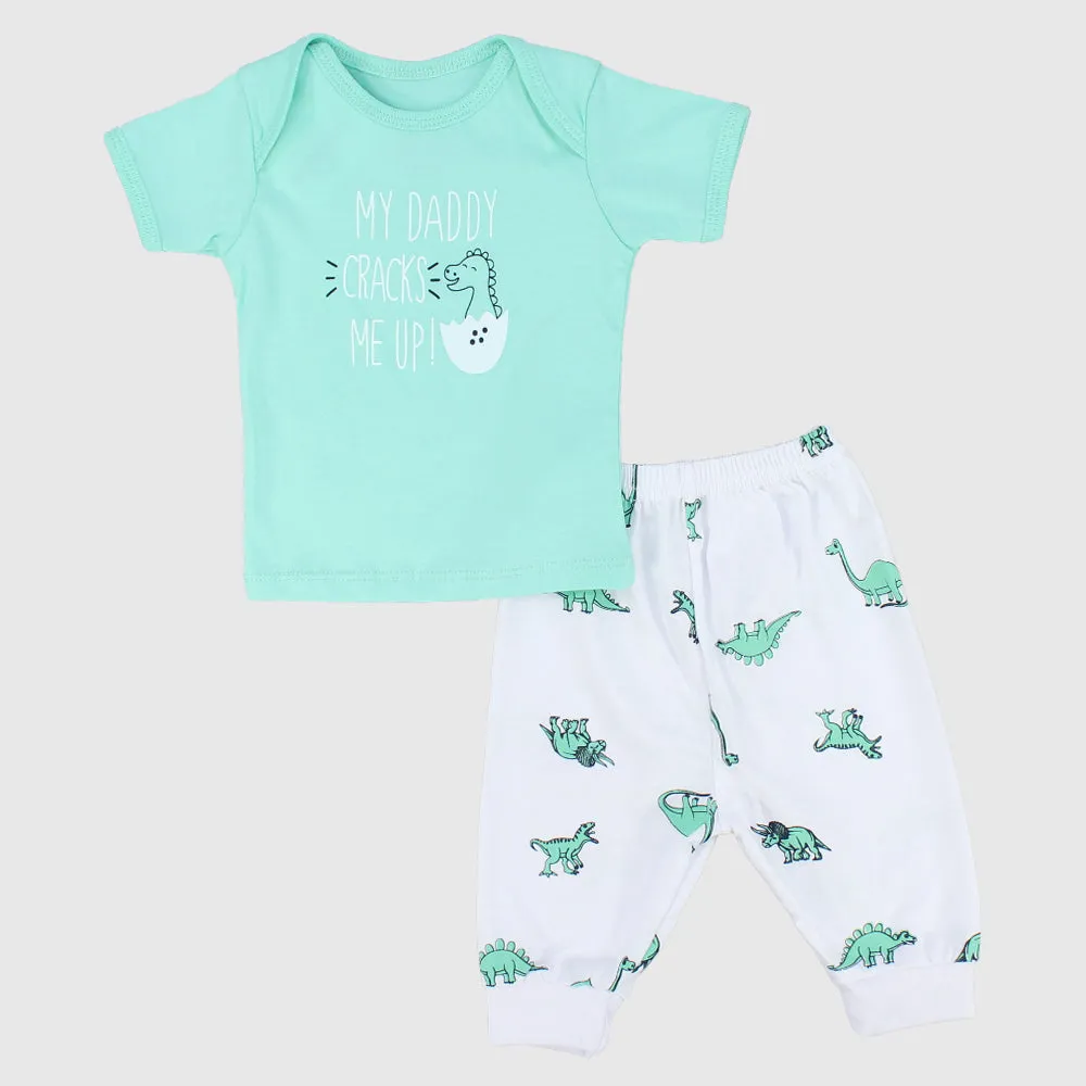 Baby Dinos Short-Sleeved Pajama