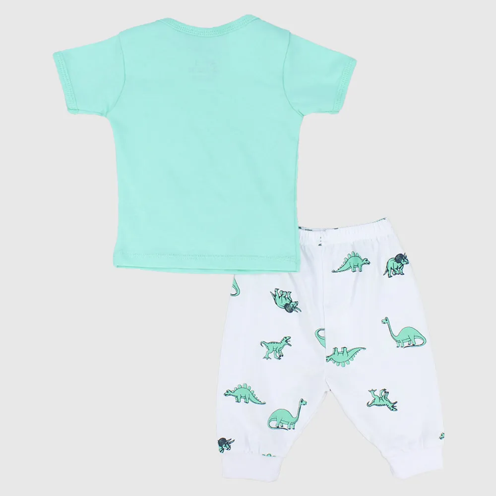 Baby Dinos Short-Sleeved Pajama