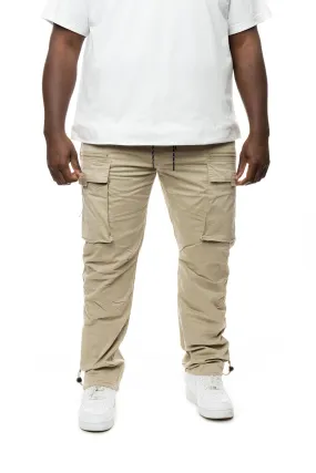 Big And Tall Utility Jogger Twill Pant - Sand