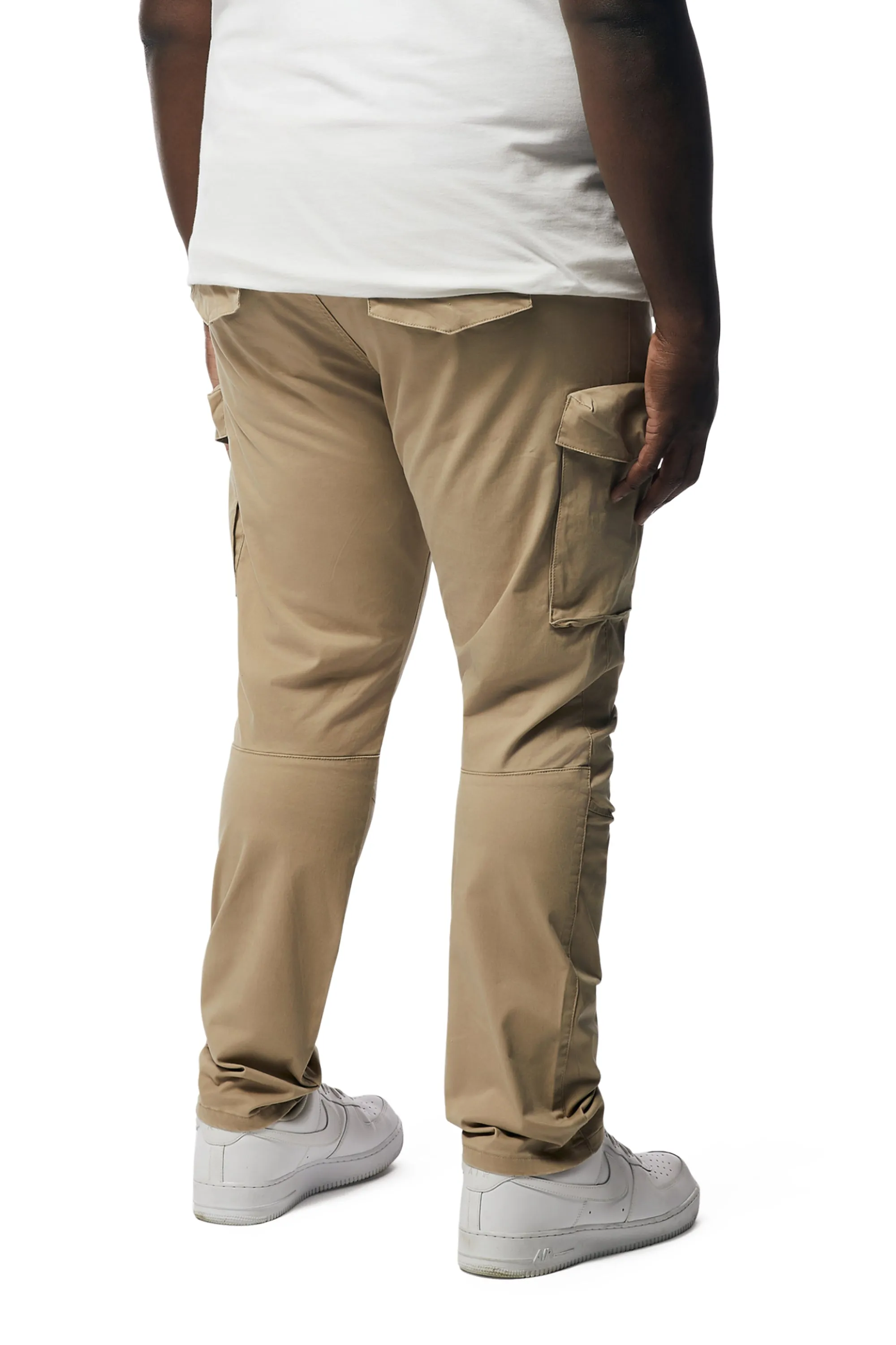 Big and Tall - Utility Twill Pants - Khaki