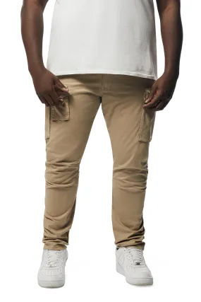 Big and Tall - Utility Twill Pants - Khaki