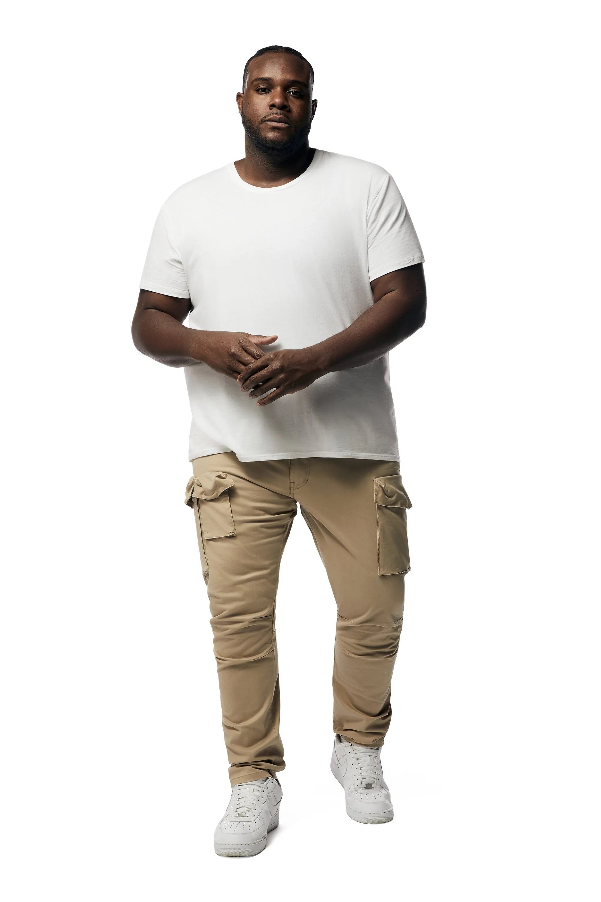 Big and Tall - Utility Twill Pants - Khaki