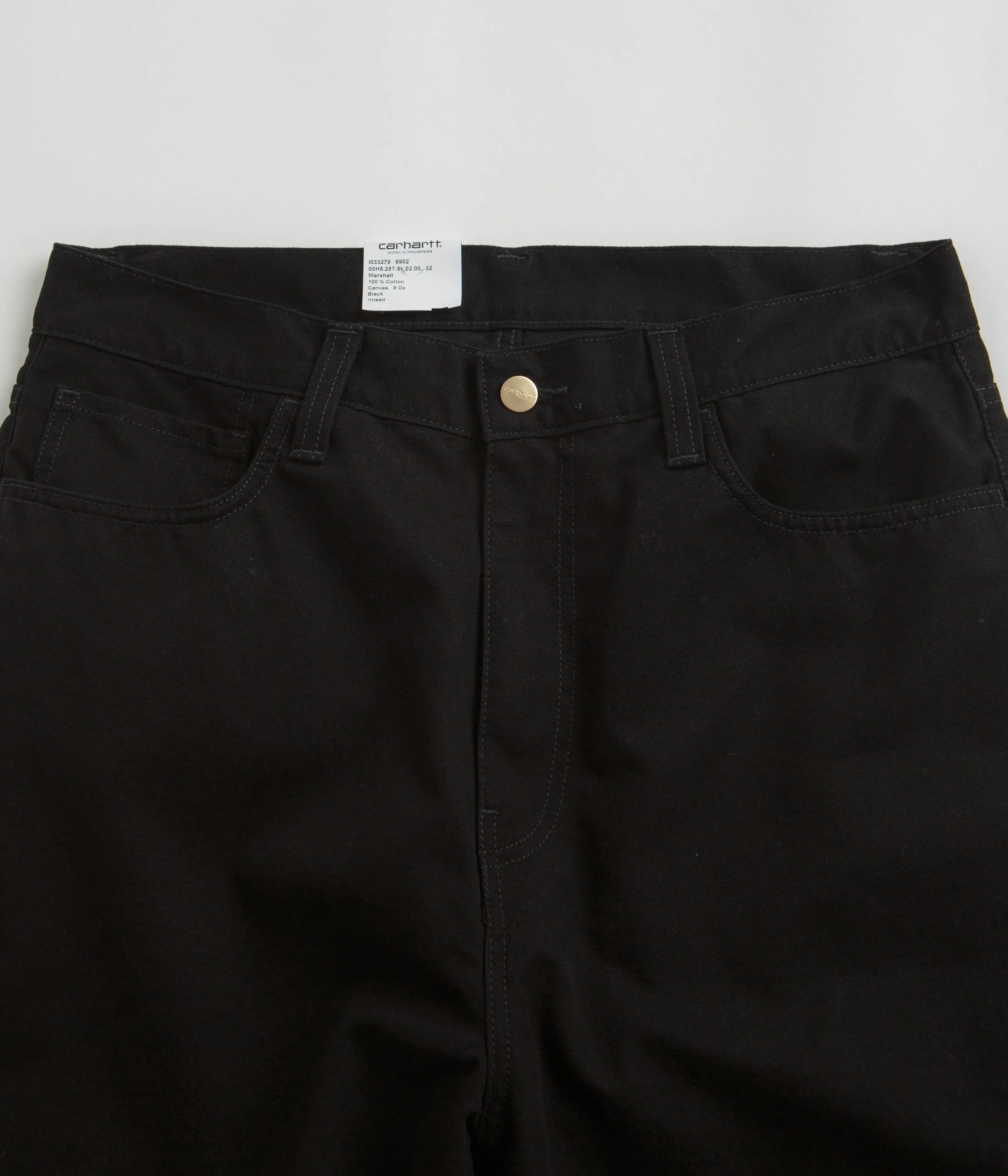 Carhartt Canvas Landon Pants - Black Rinsed