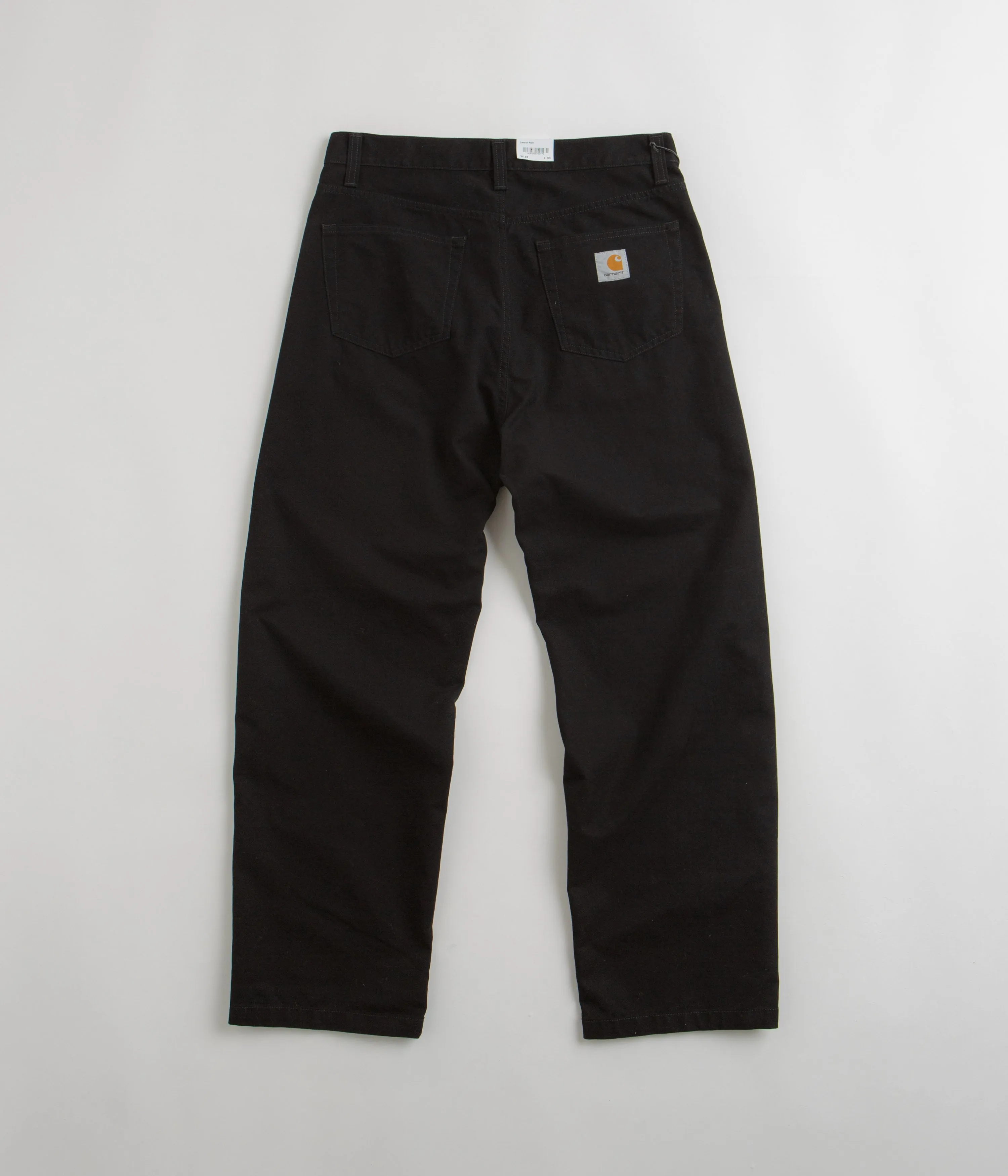 Carhartt Canvas Landon Pants - Black Rinsed