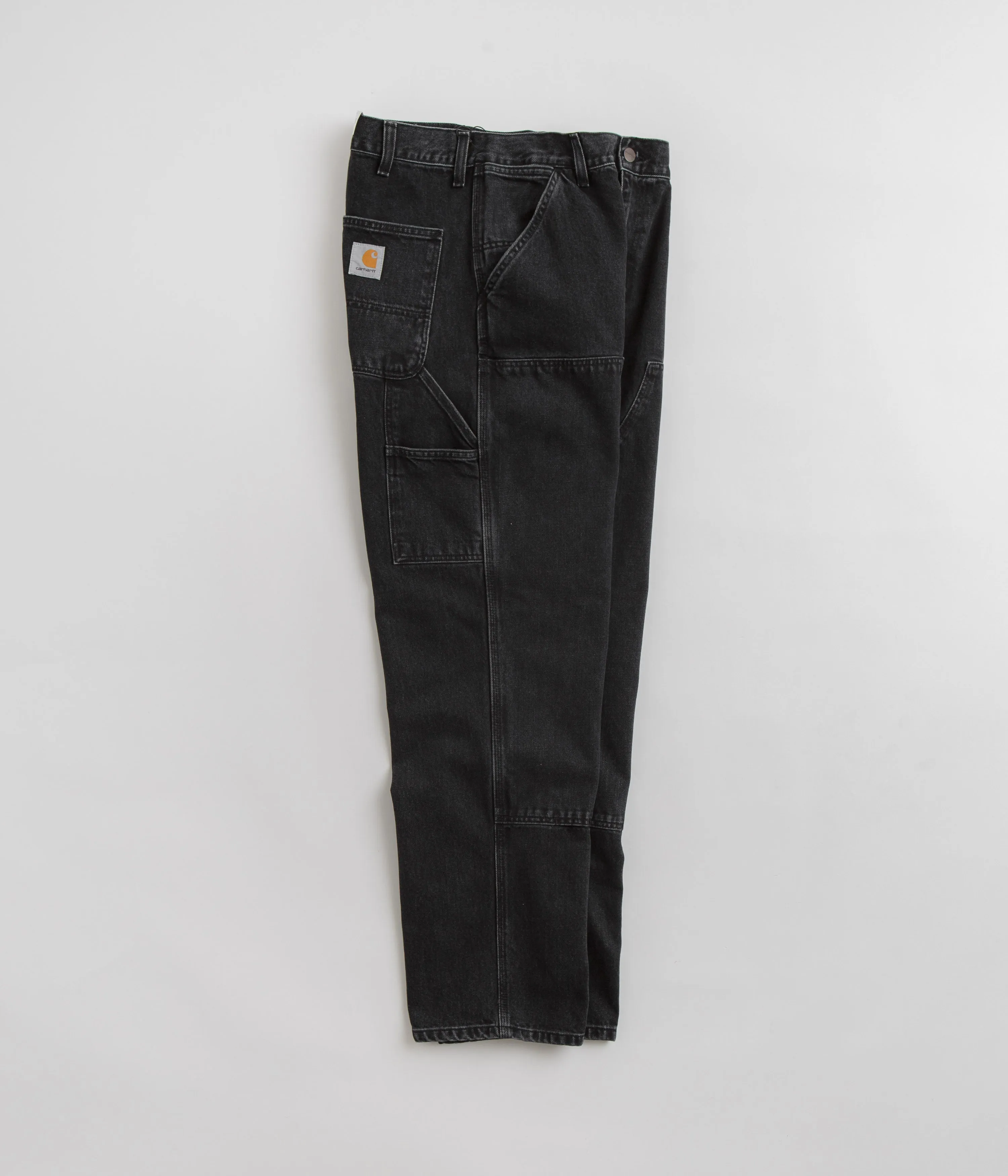 Carhartt Denim Double Knee Pants - Black Stone Washed