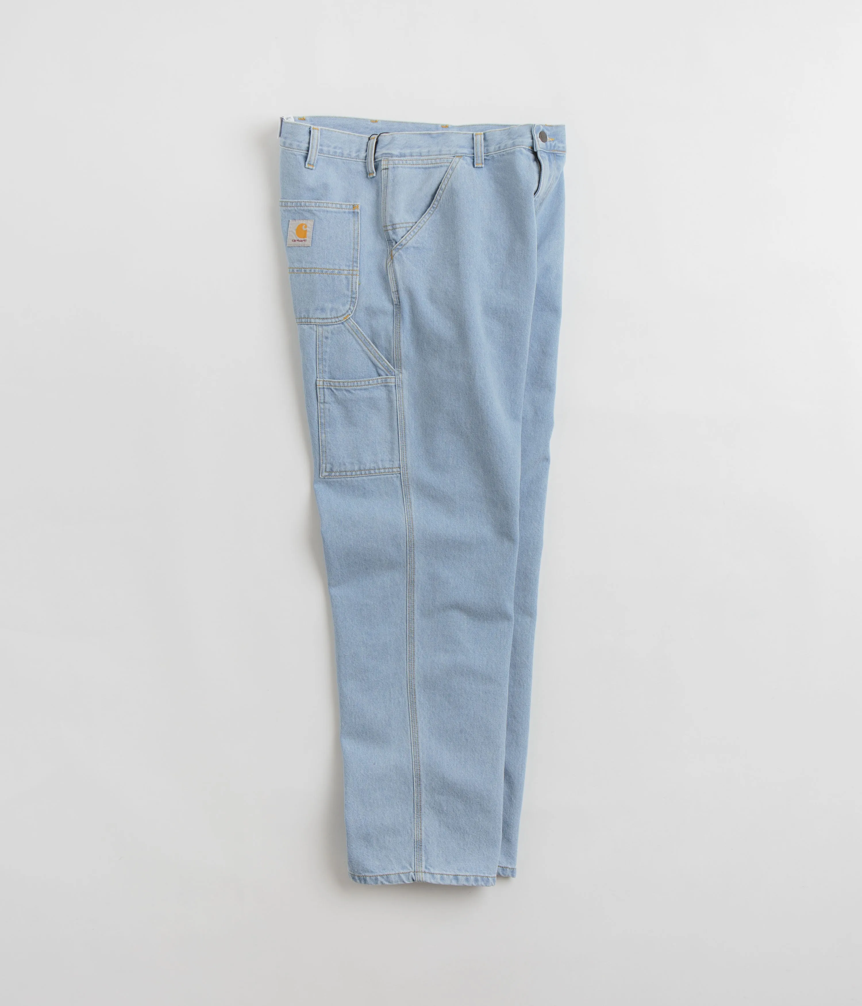 Carhartt Denim Single Knee Pants - Heavy Stone Bleached Blue