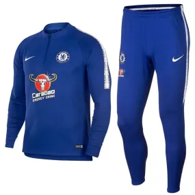 Chelsea Fc Training Technical Soccer Tracksuit 2018/19 Blue - Nike