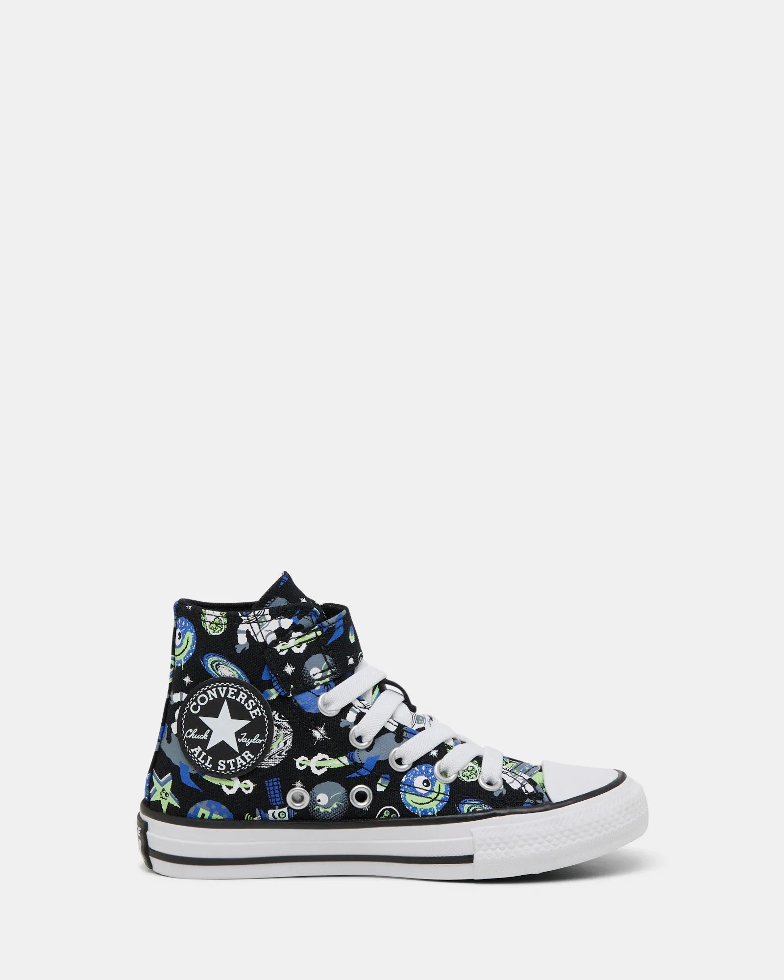 Chuck Taylor 1V Hi Space Cruiser Youth Black/Blue/Green Beam