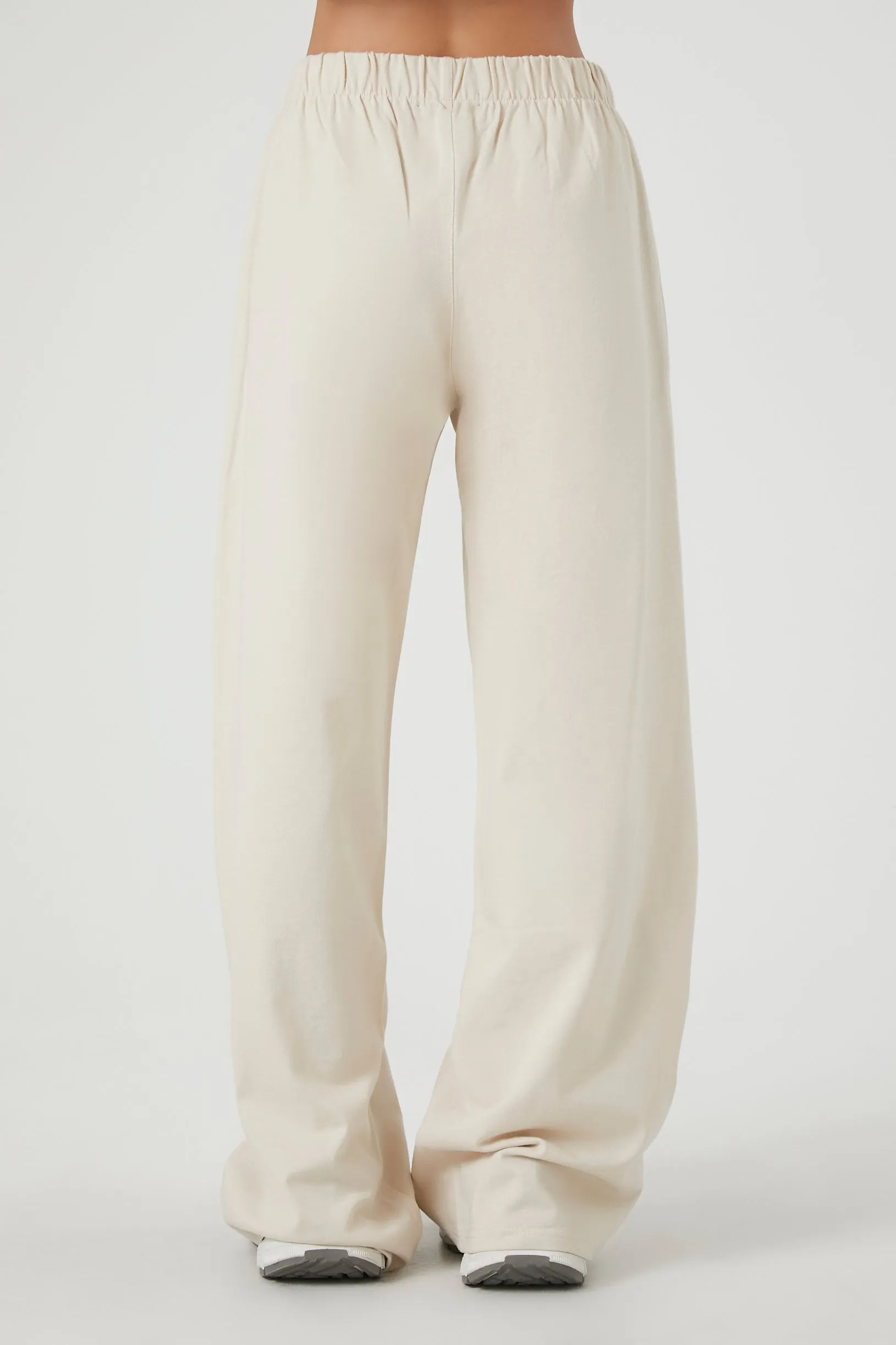 Cotton Wide-Leg Pants