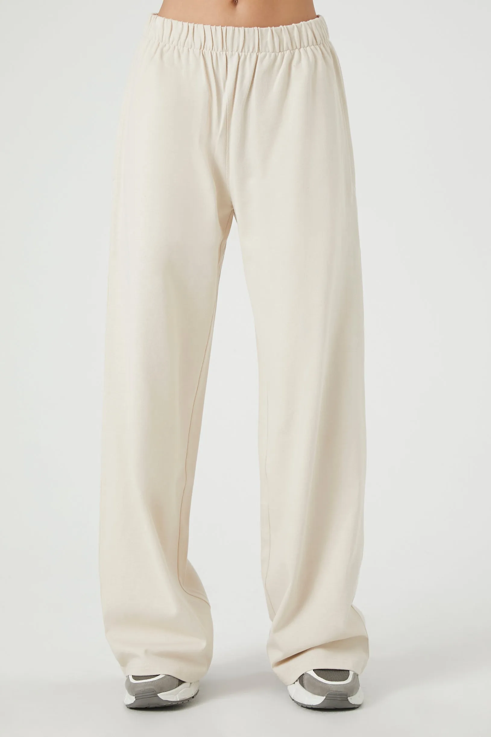 Cotton Wide-Leg Pants