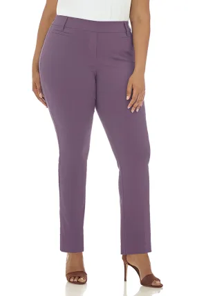 Curvy Pull-on Tummy Control Pants with Real Pockets