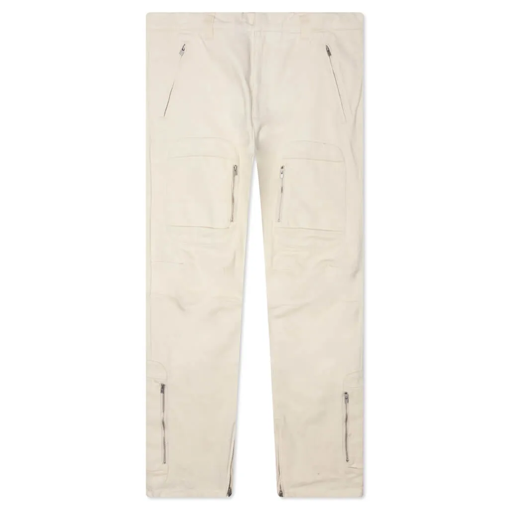 Dive Parachute Pants - Ecru