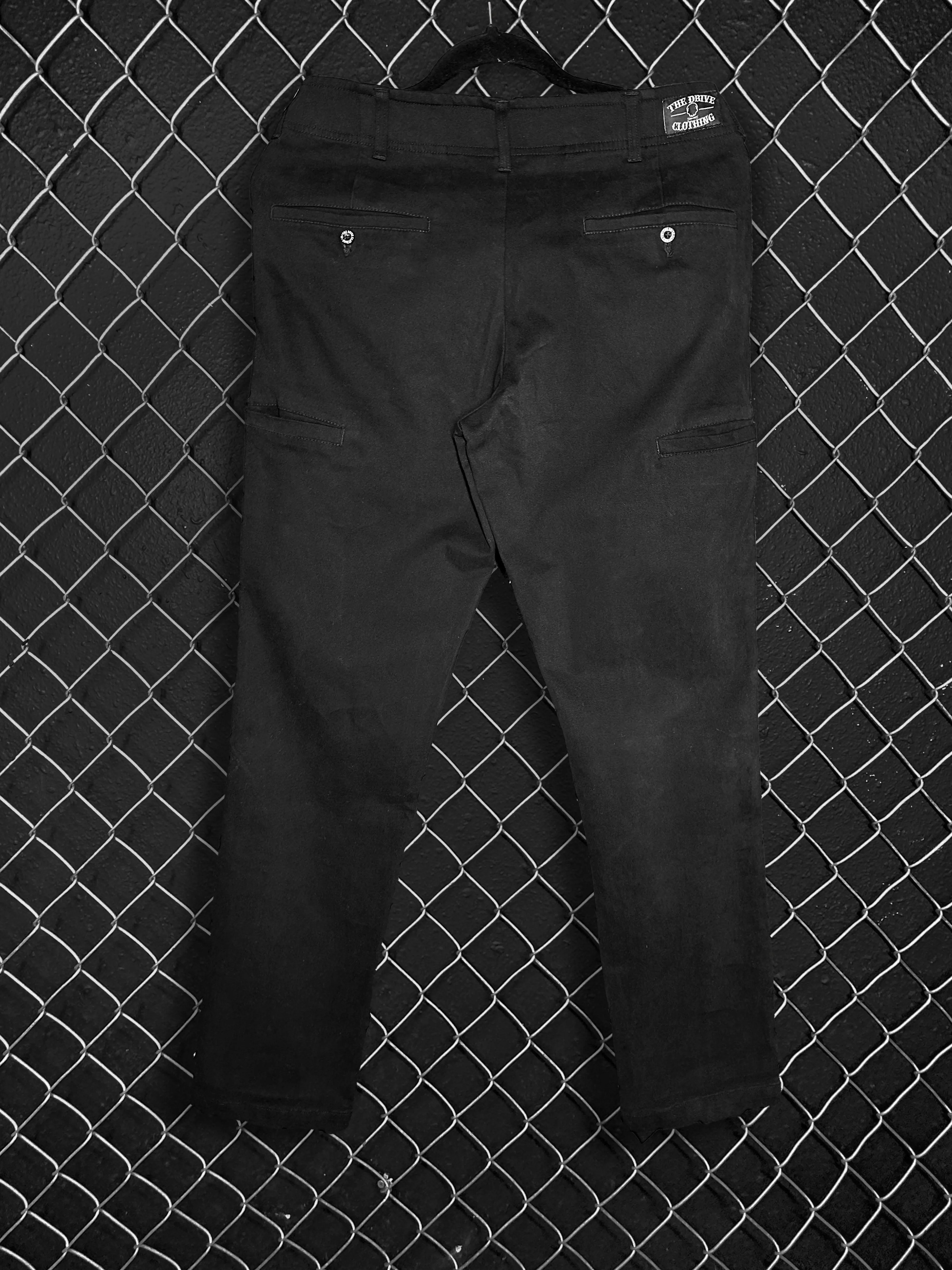 DRIVEN FLEX BLACK PANTS