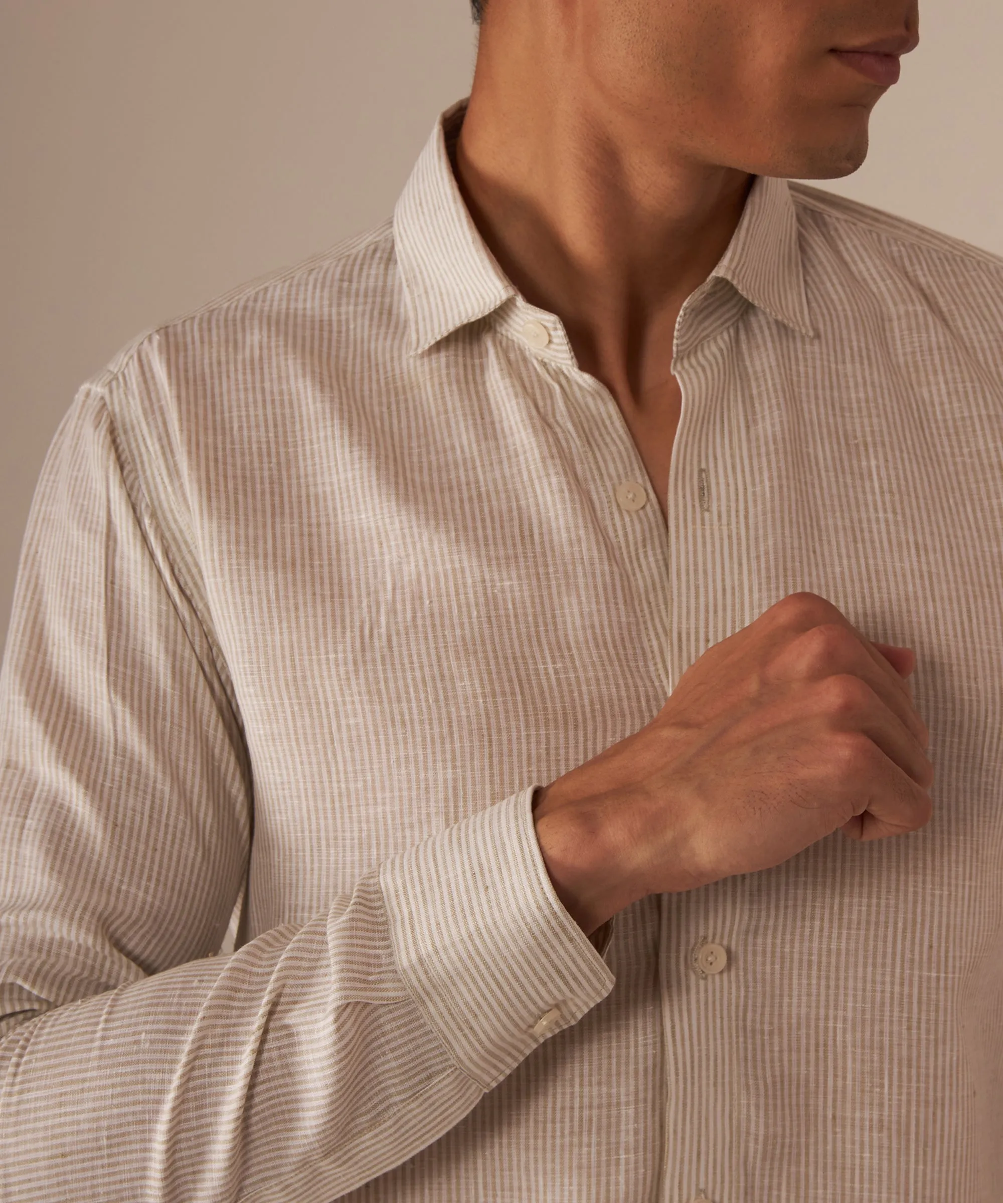 Ecru Linen Shirt