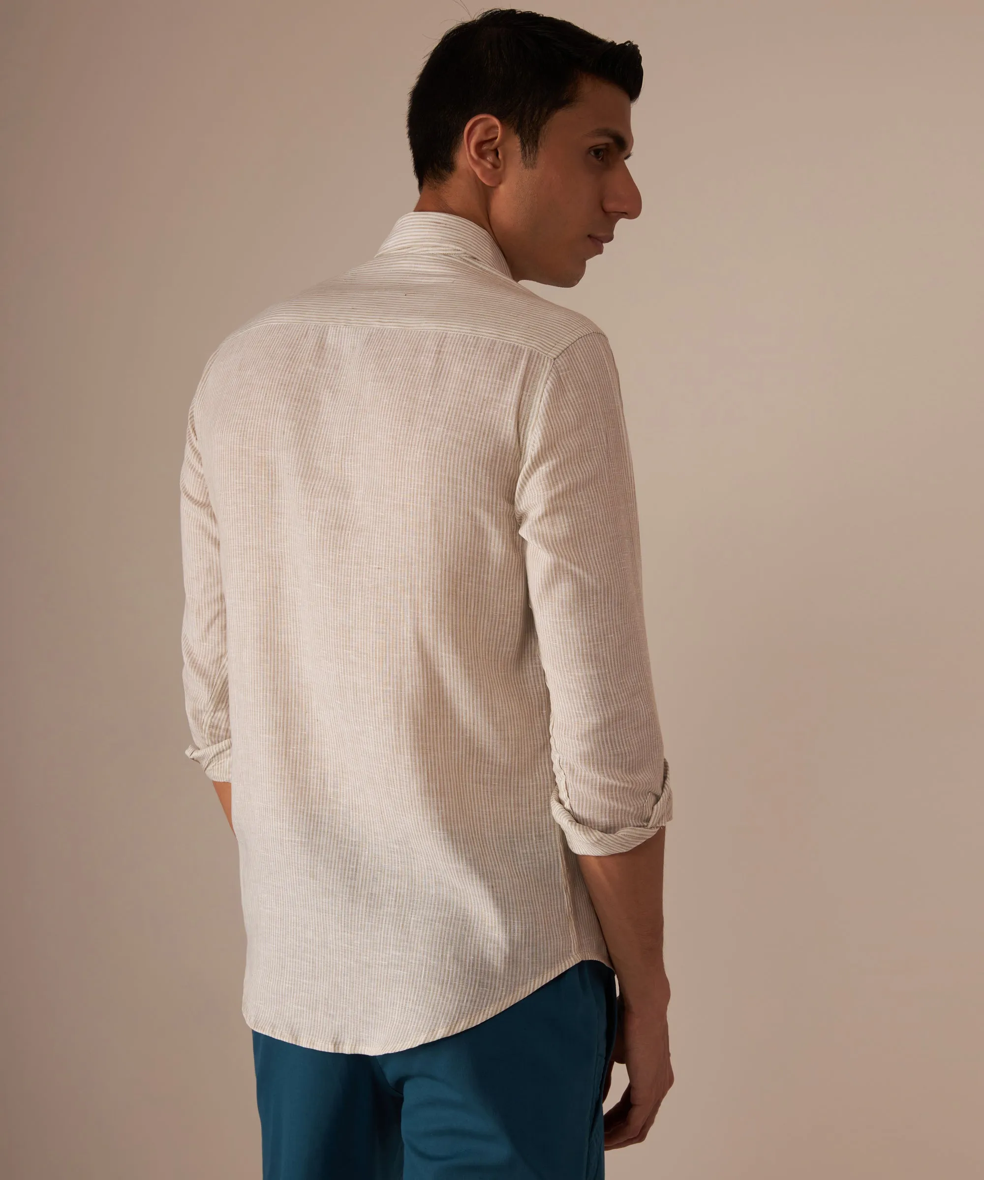 Ecru Linen Shirt