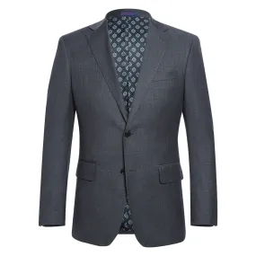 ENGLISH LAUNDRY Solid Charcoal Notch Suit 72-02-095