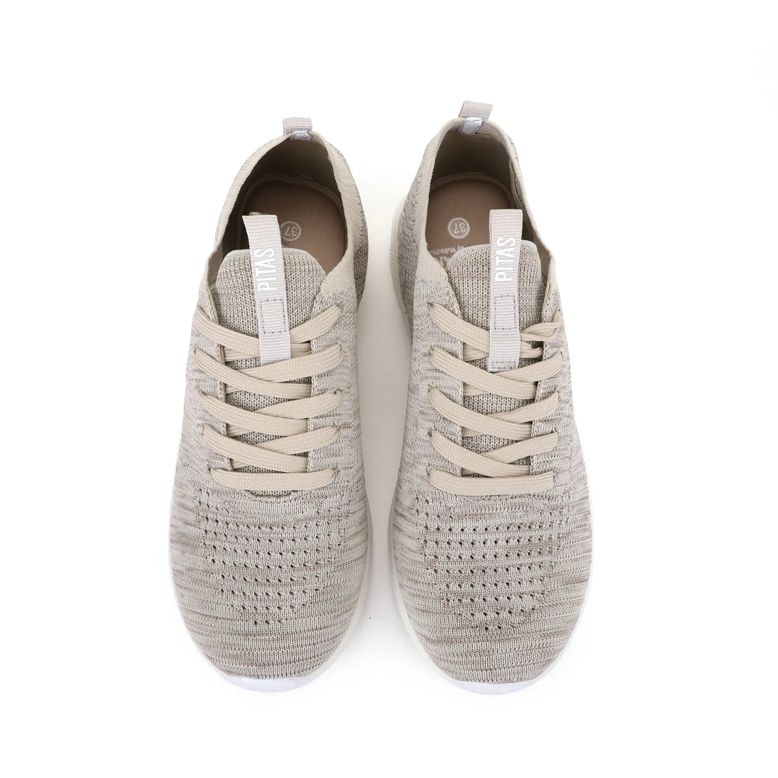 Eva Oatmeal Memory Foam Sneakers