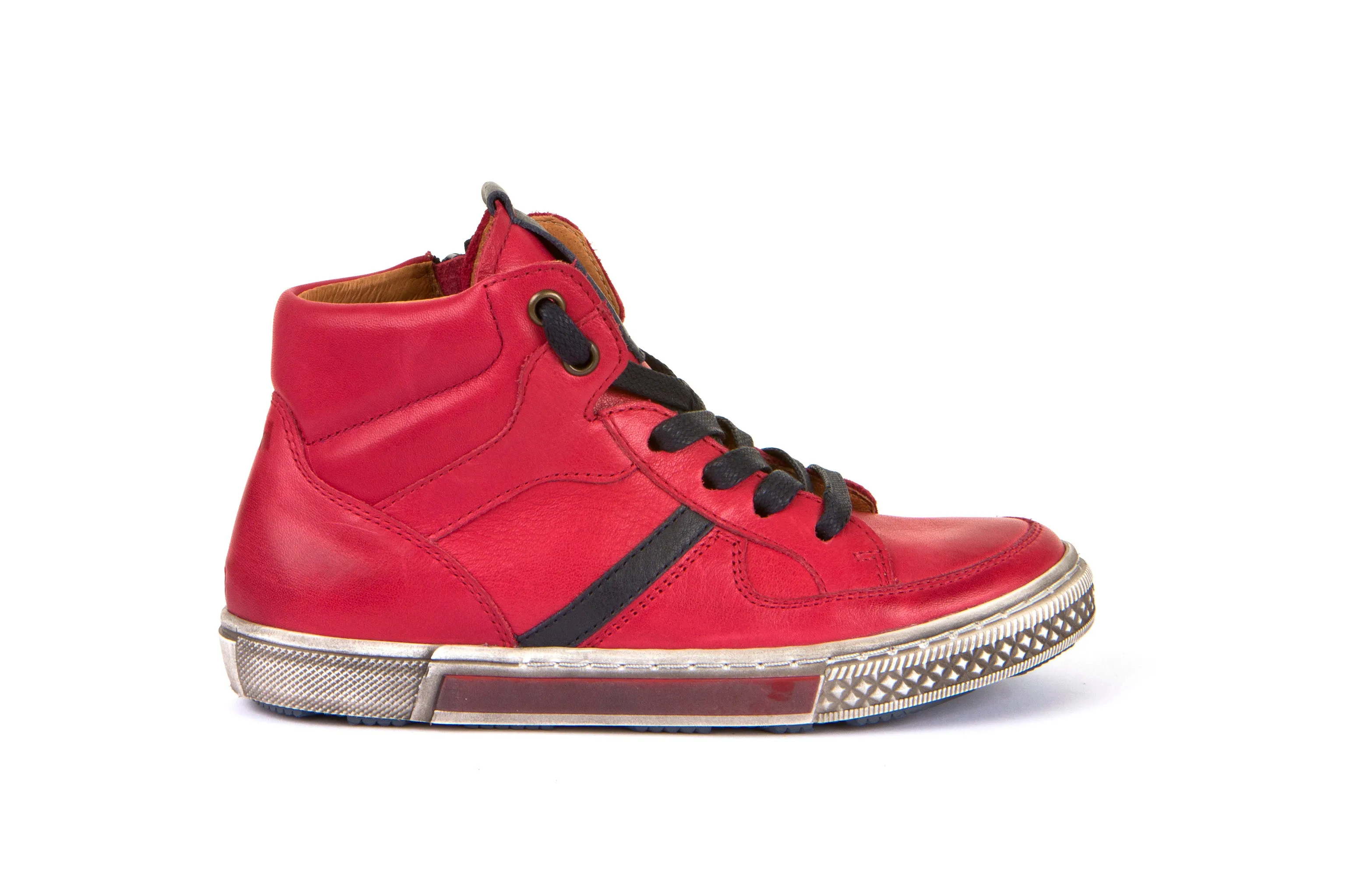 Froddo leather sneaker - red