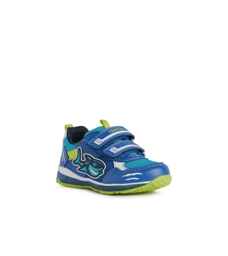 Geox Infant Boys Shark Todo Light Up Runner B2584A