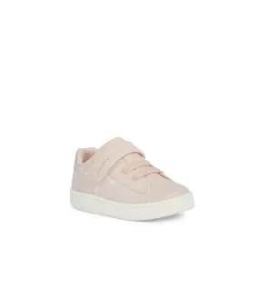 Geox Infant Girls Pink Tennis Sneaker Hearts Design Side Eclyper - B455MA