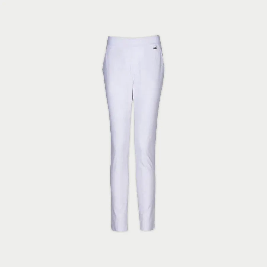 GREG NORMAN LADIES ML75 PULL-ON PANTS WHITE