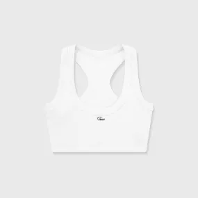 HofT Ribbed Tank Top - White