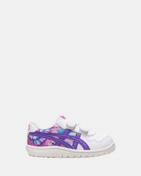 Japan S Infant White/Amethyst Tie Dye