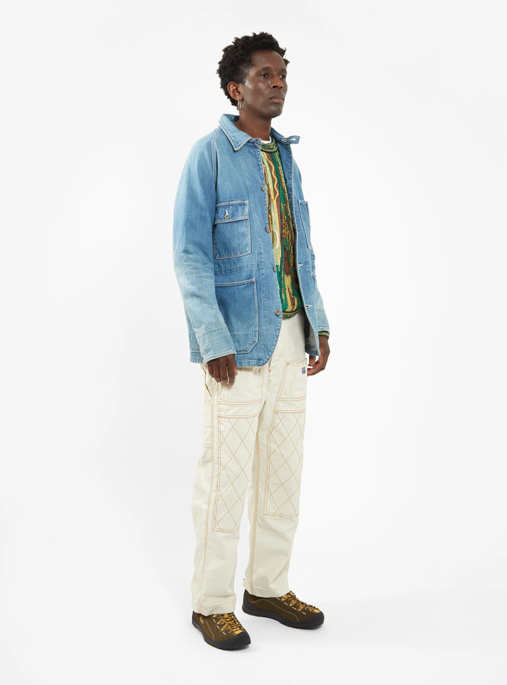 Light Canvas Lumber Pants Ecru