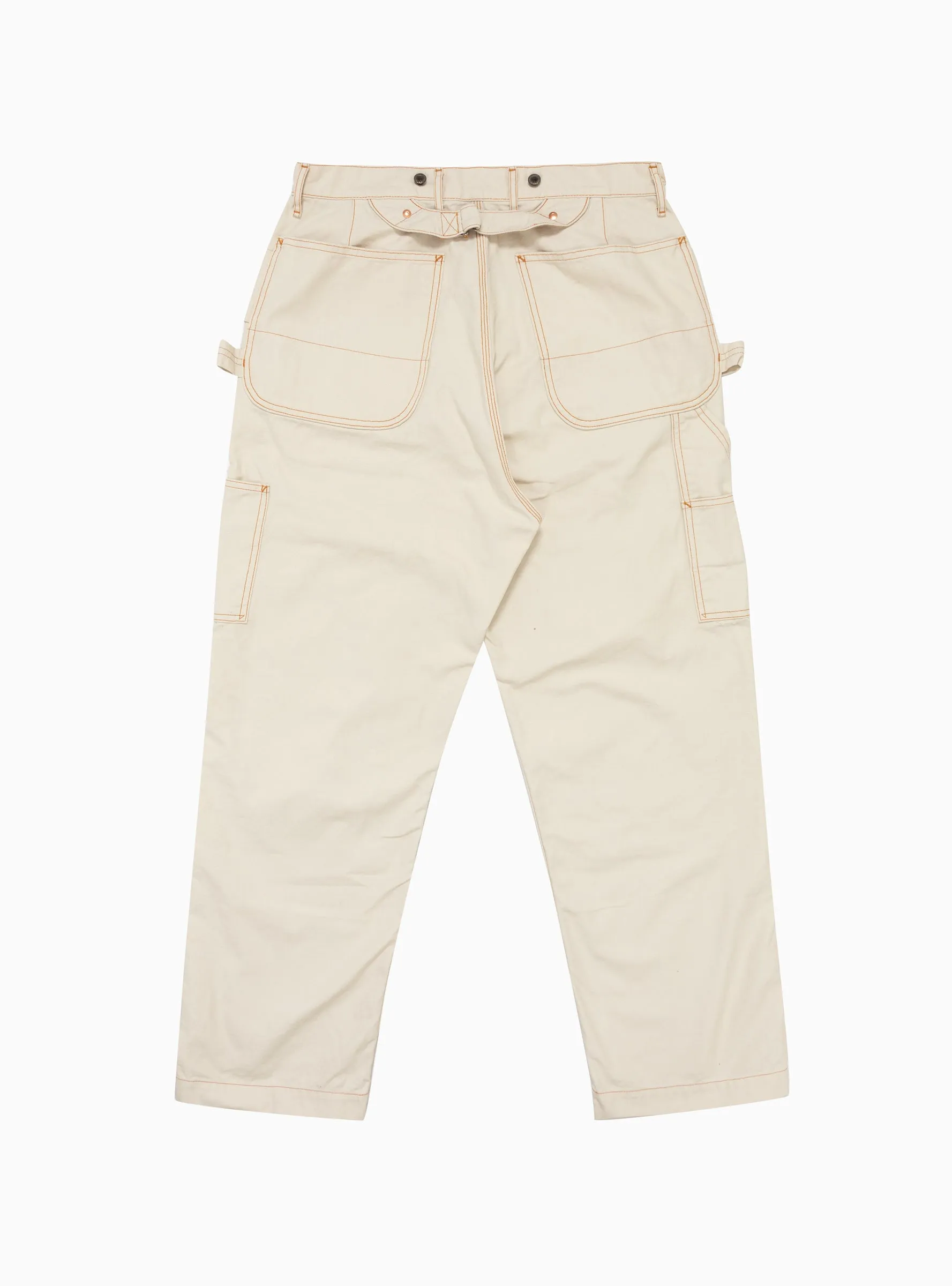 Light Canvas Lumber Pants Ecru