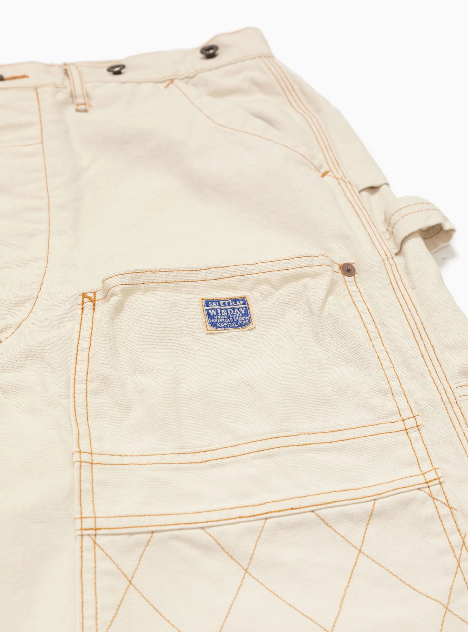 Light Canvas Lumber Pants Ecru