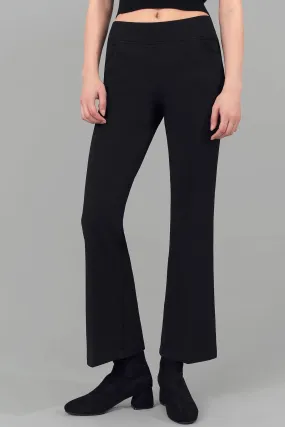 Luna Bootcut Pants, Black