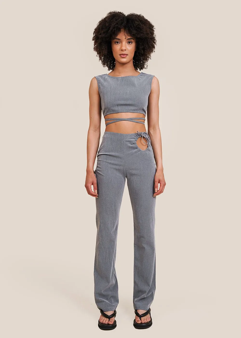 Mid Grey Loup Pants