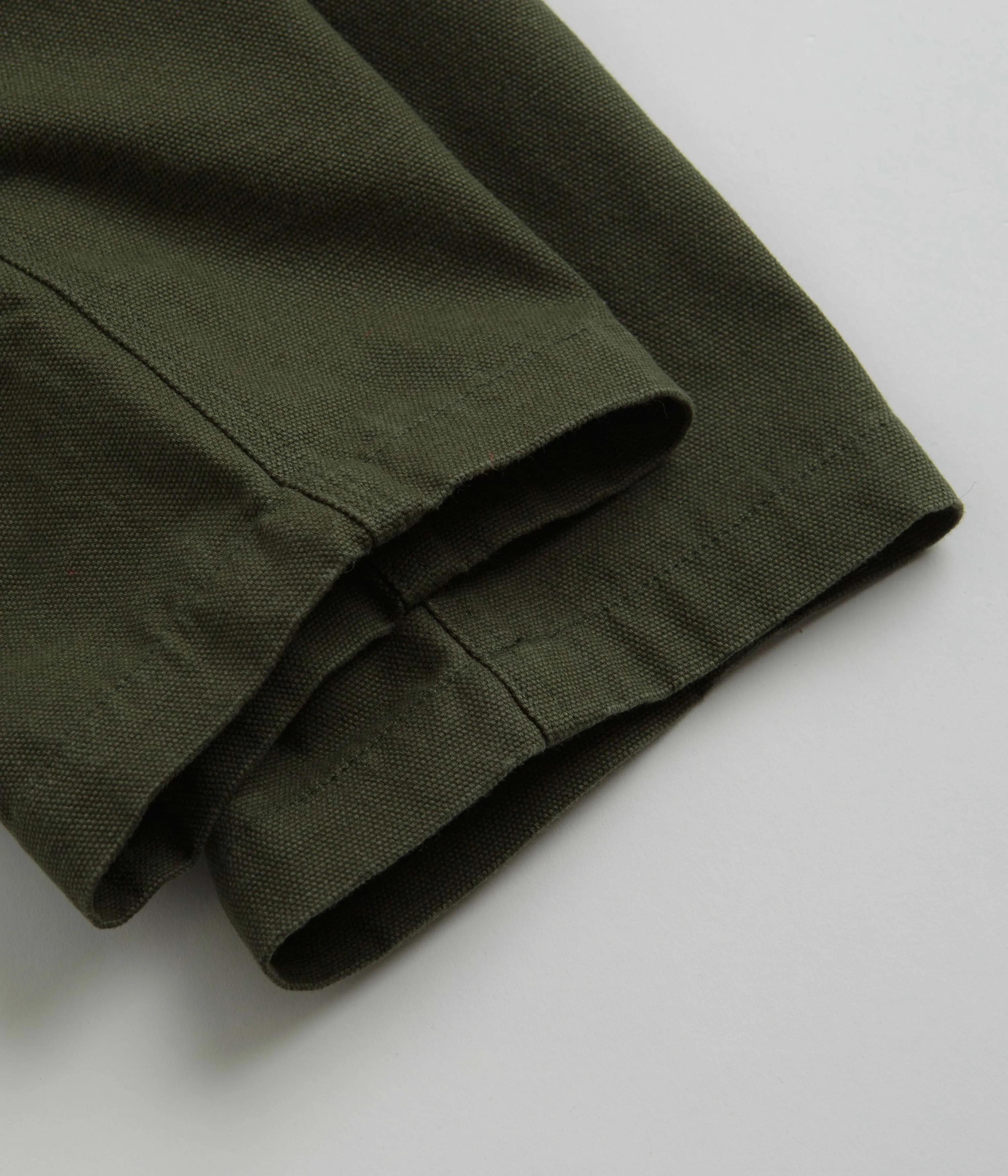 Mollusk Canvas Work Pants - Rover Green