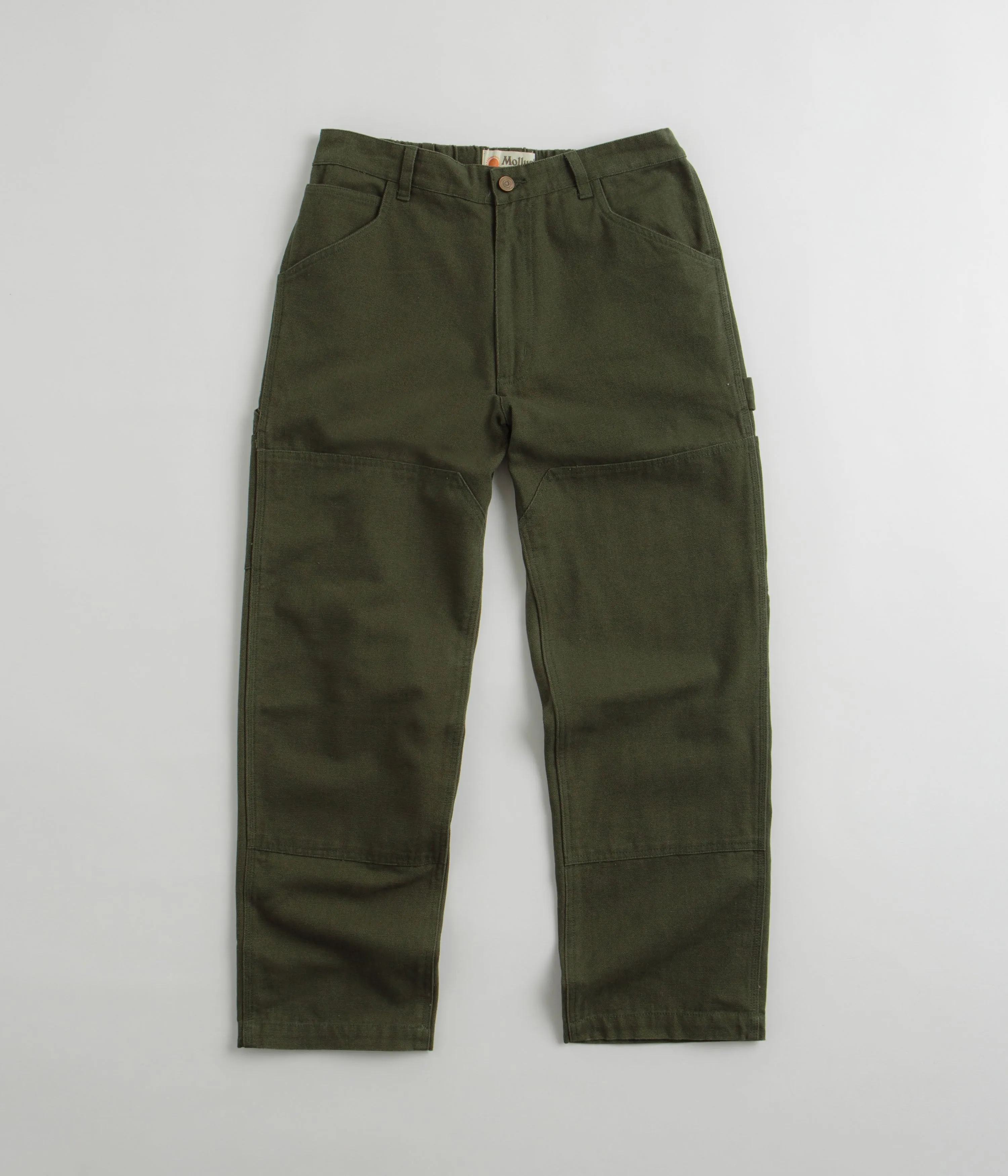 Mollusk Canvas Work Pants - Rover Green