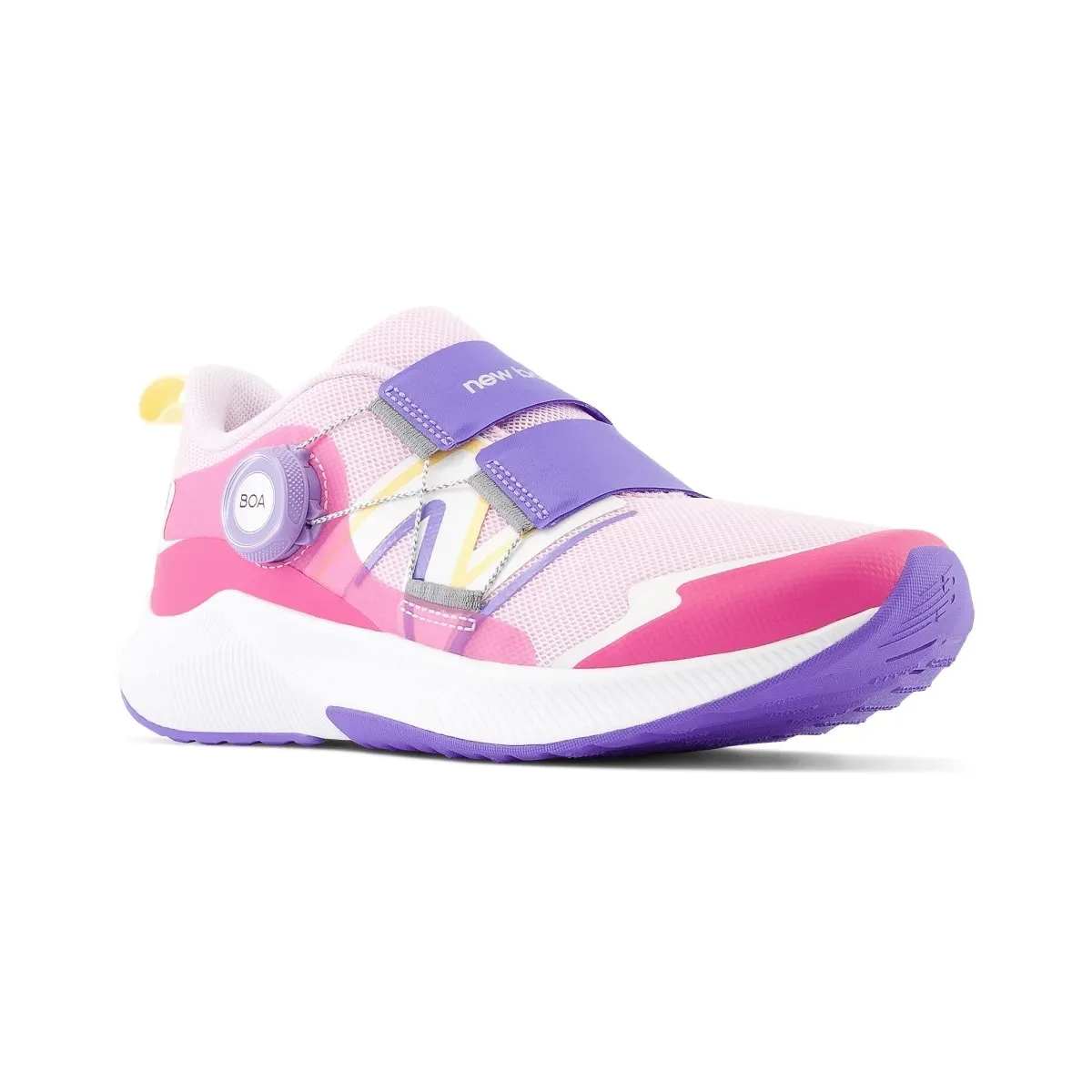 New Balance Girl's GS (Grade School) DynaSoft Reveal v4 BOA Light Raspberry/Hi-Pink/Electric Indigo