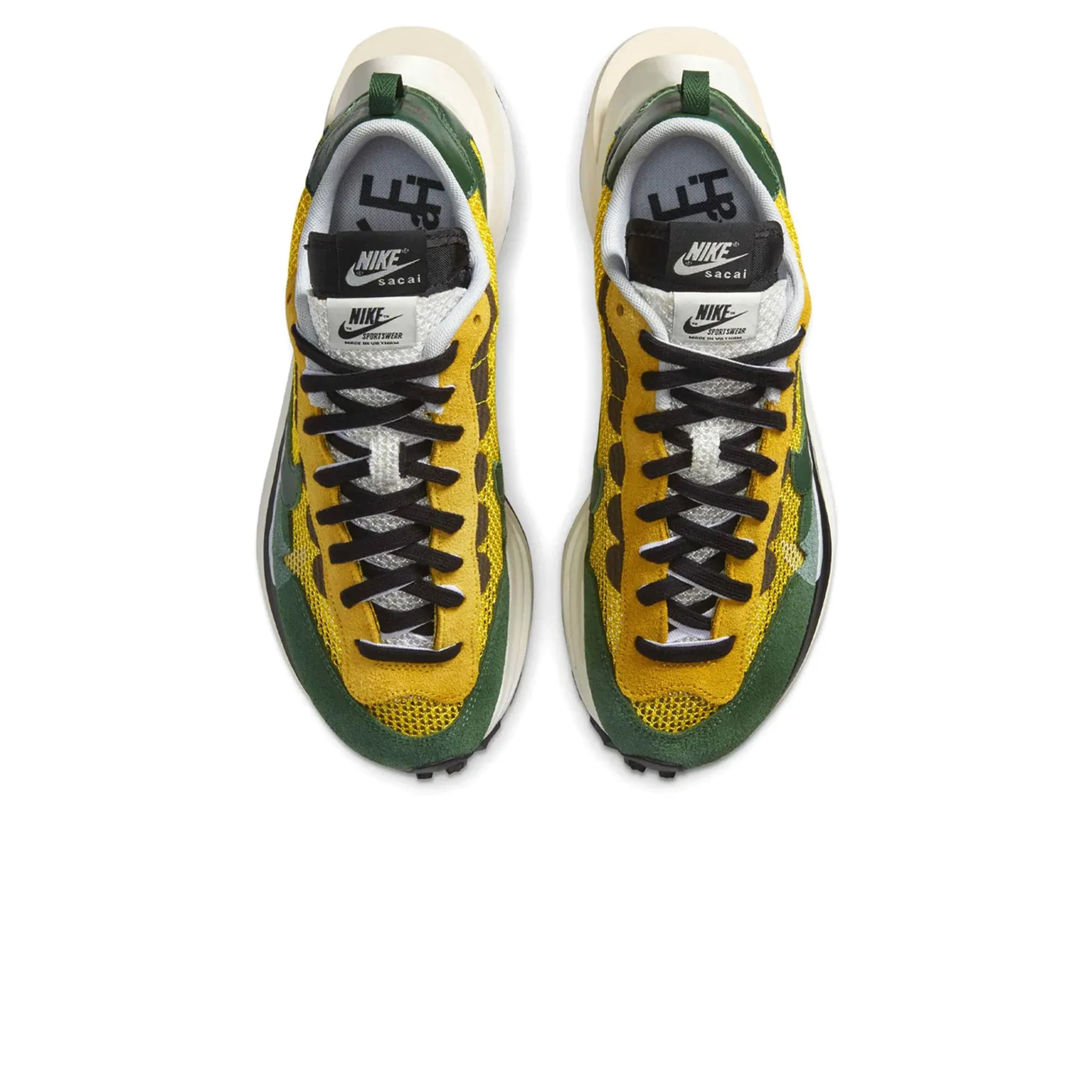 Nike x Sacai Vaporwaffle Tour Yellow Stadium Green Sneaker