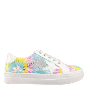 Nina Girls multi tie dye star lizzet sneaker