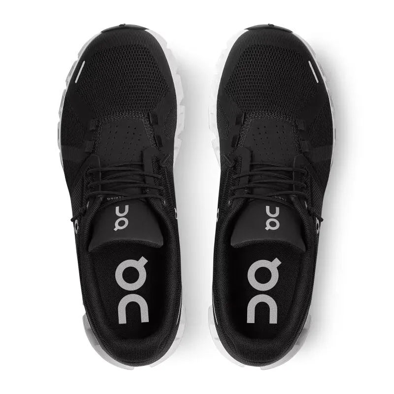 On Women's Cloud 5 Sneaker - Black/White