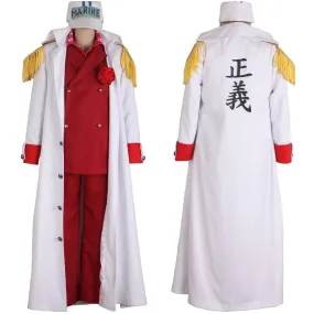 One Piece Sakazuki Cosplay Costume Outfits Halloween Carnival Party Disguise Suit