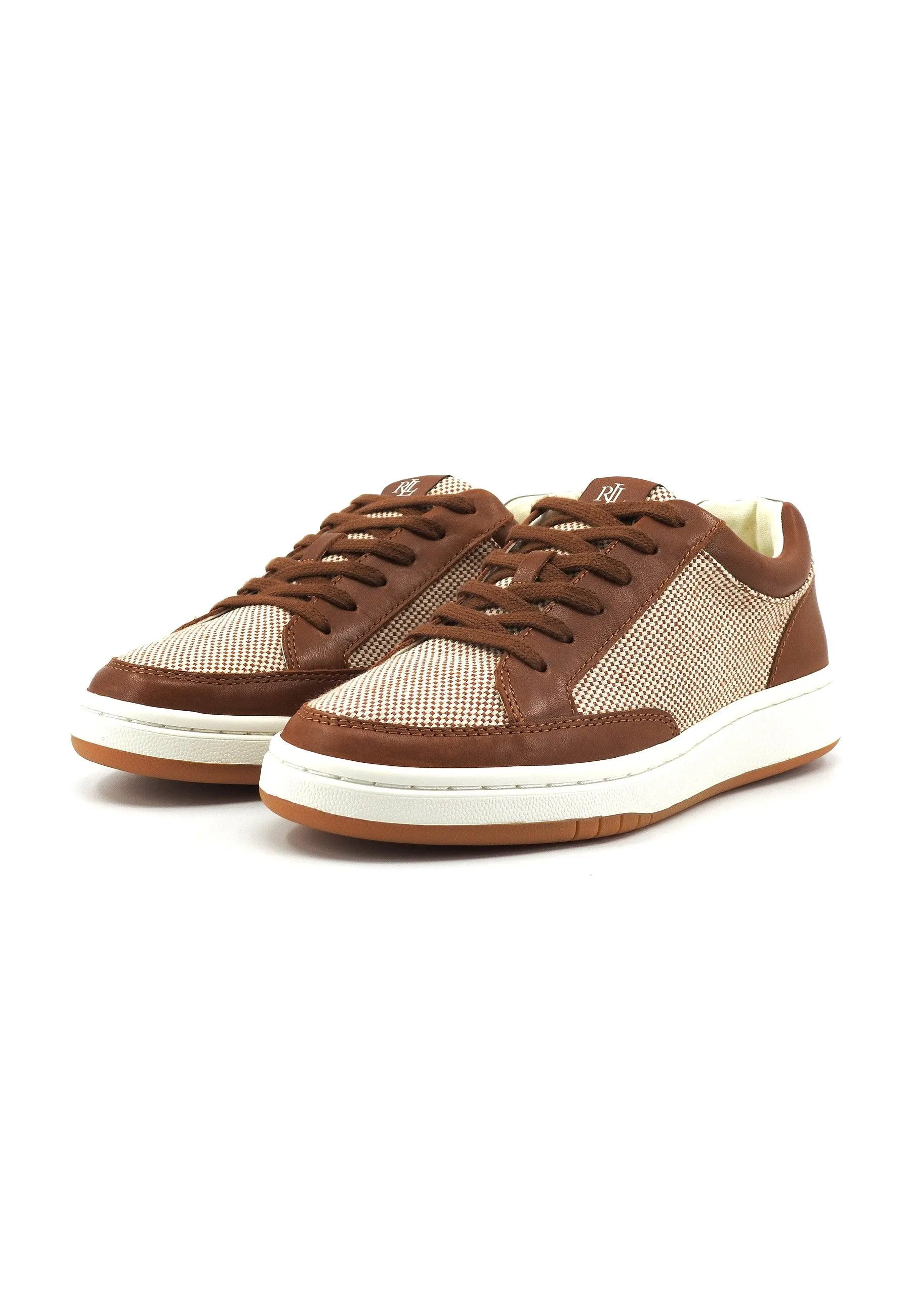 RALPH LAUREN Sneaker Donna Tan Marrone 802929571002