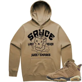 SAUCE - Brown Kelp Sneaker Hoodie