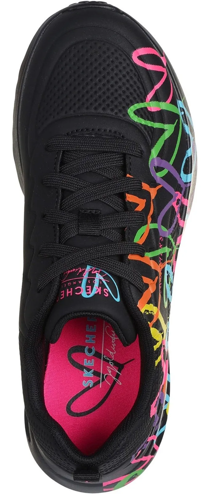 Skechers 177977 Uno Lite Heart Of Hearts Womens Lace Up Trainer