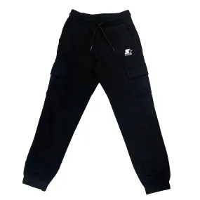 Starter sports trousers with big pockets for boys. Black colour