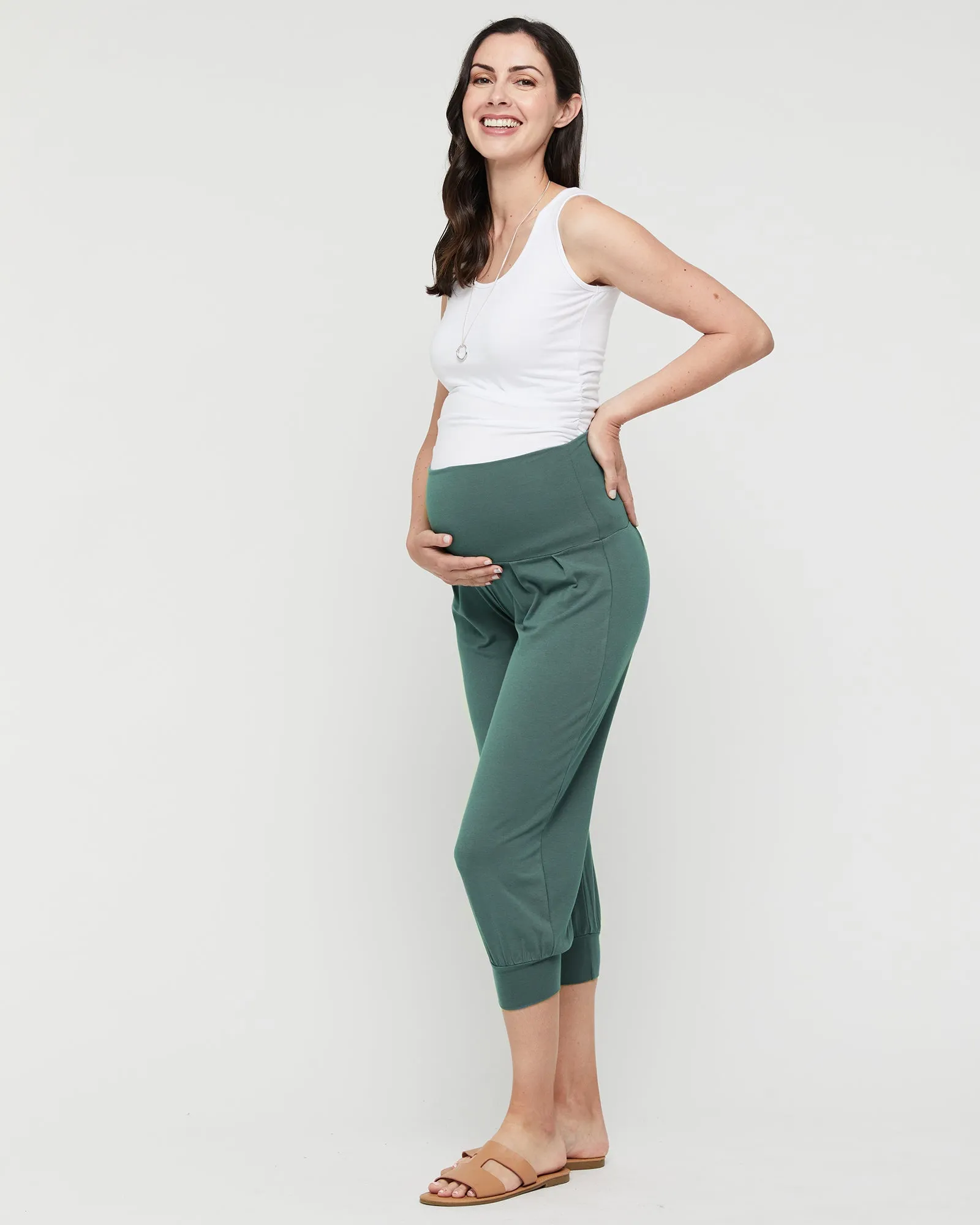 Summer Slouch Pant - Silver Pine