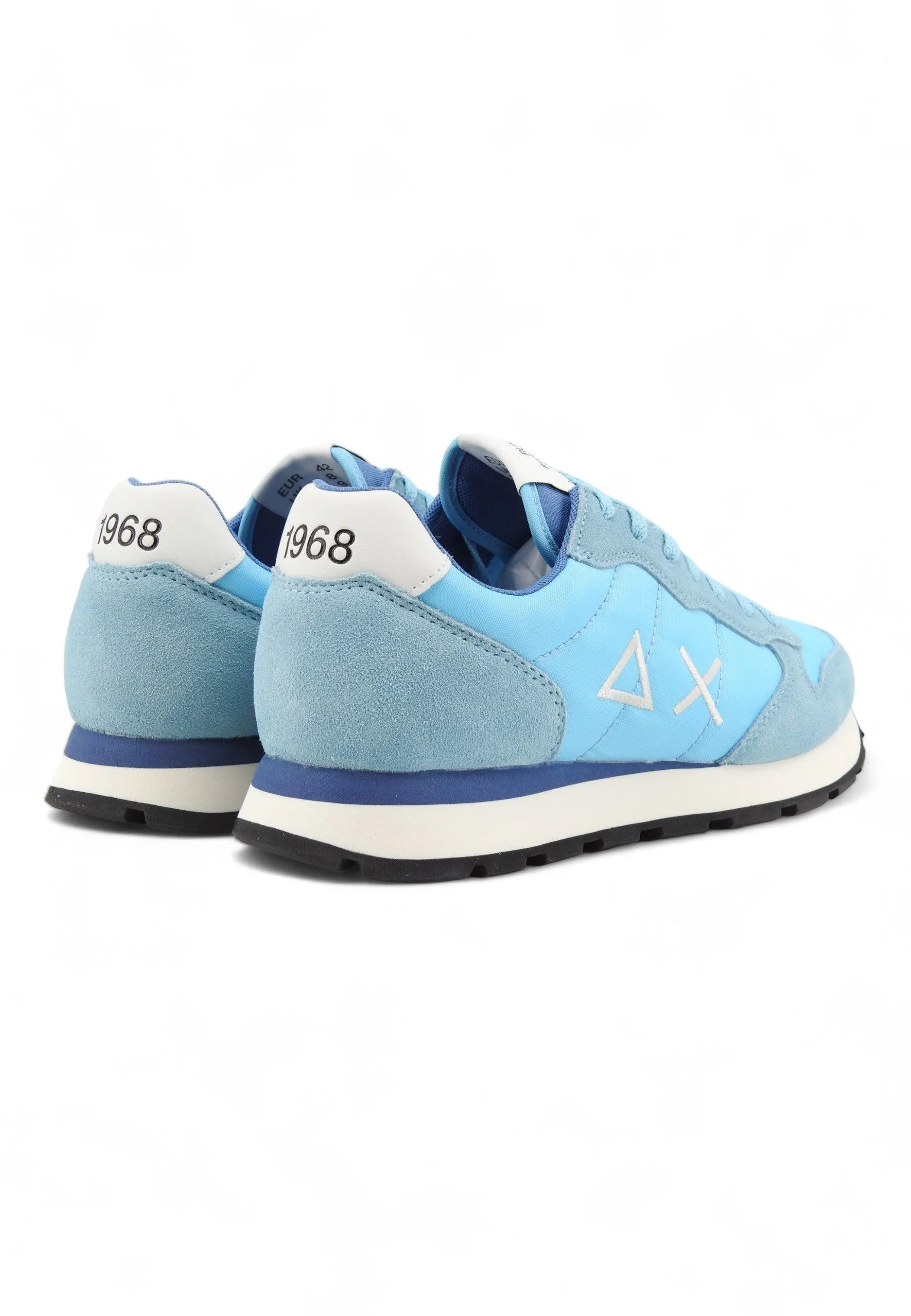 SUN68 Tom Solid Sneaker Uomo Azzurro Z34101