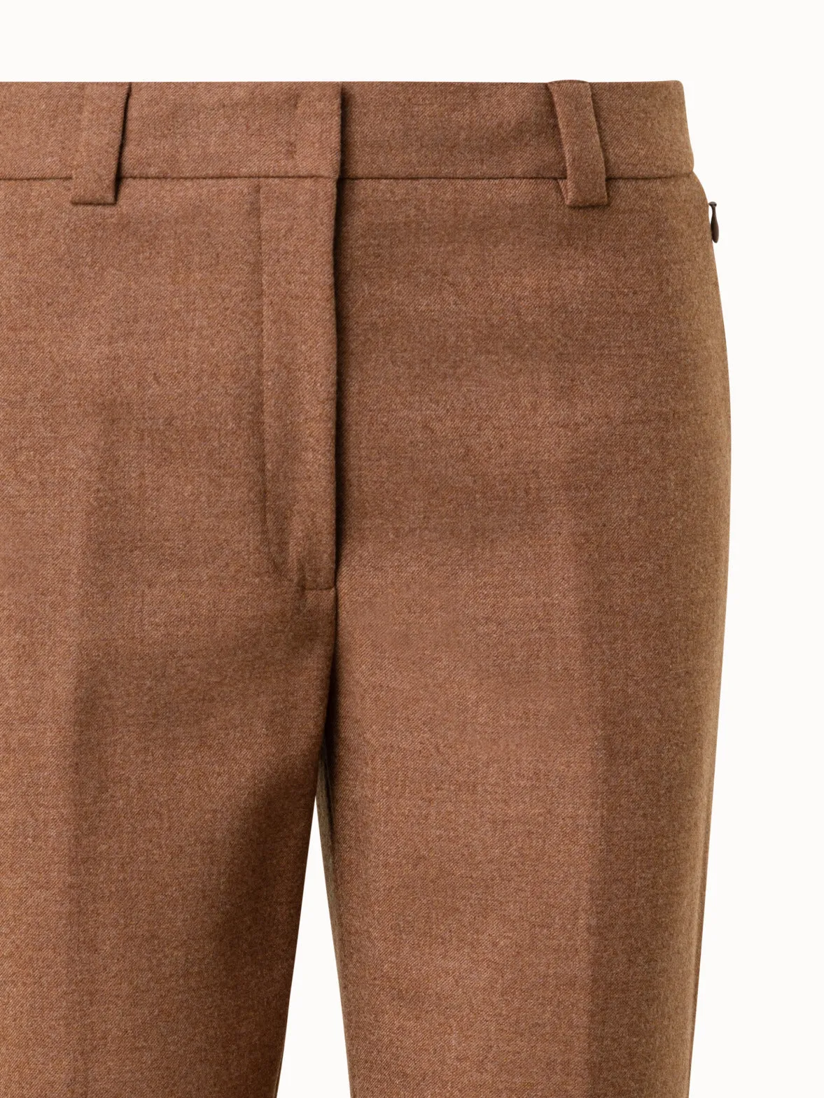 Tapered 7/8 Hose aus Woll-Stretch-Flanell